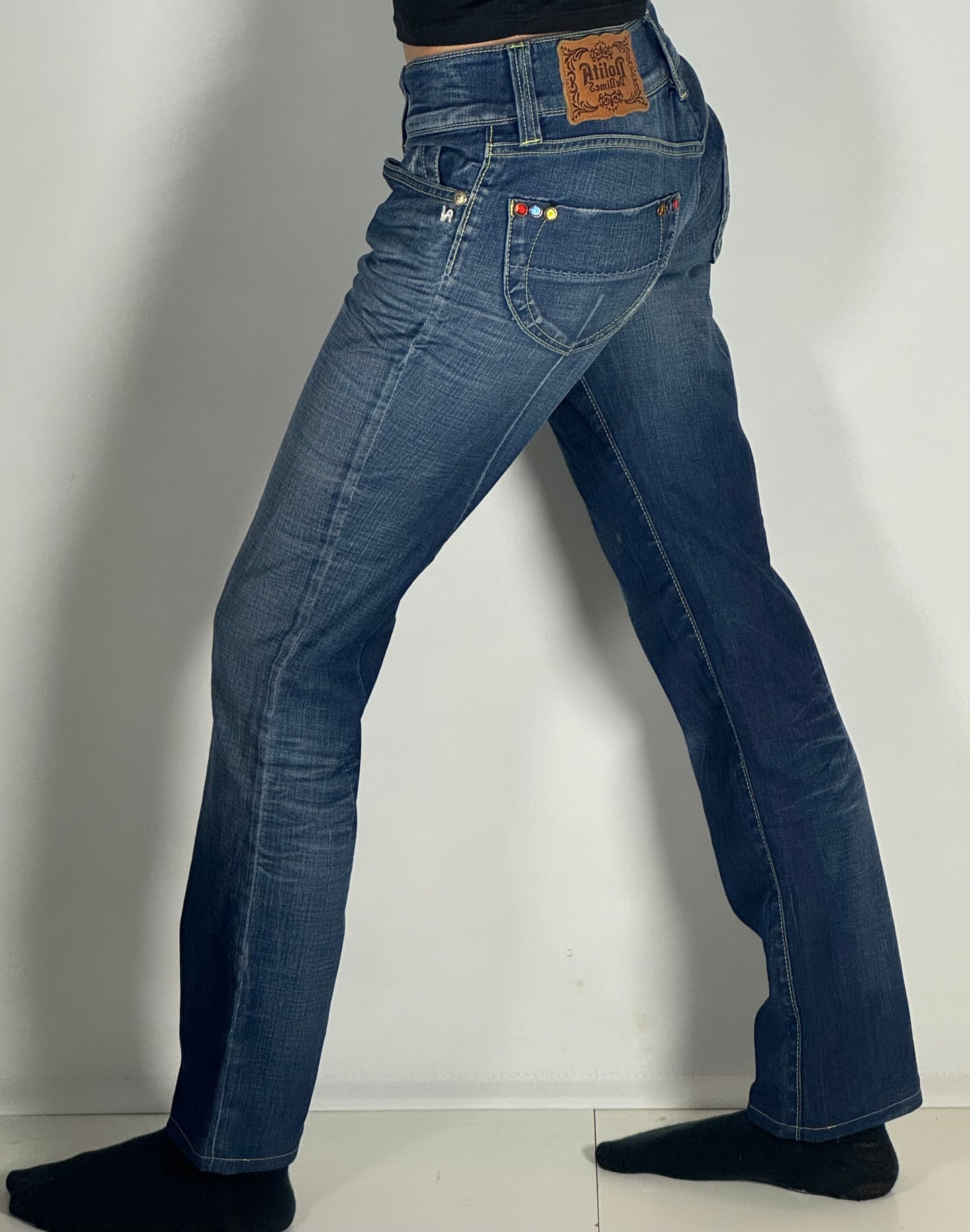 Lågmidjade jeans stl: S