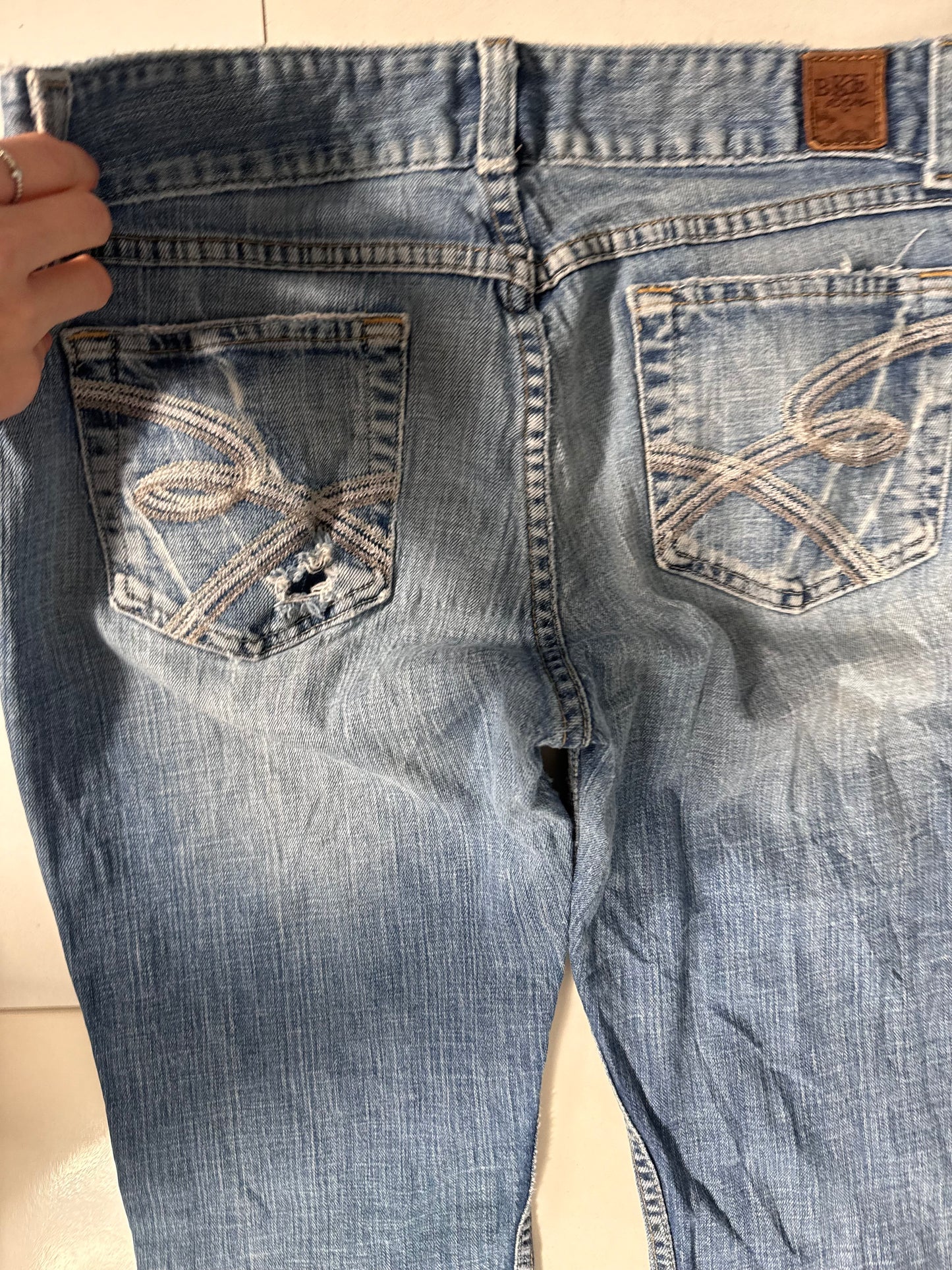 Lågmidjade jeans stl: S/M