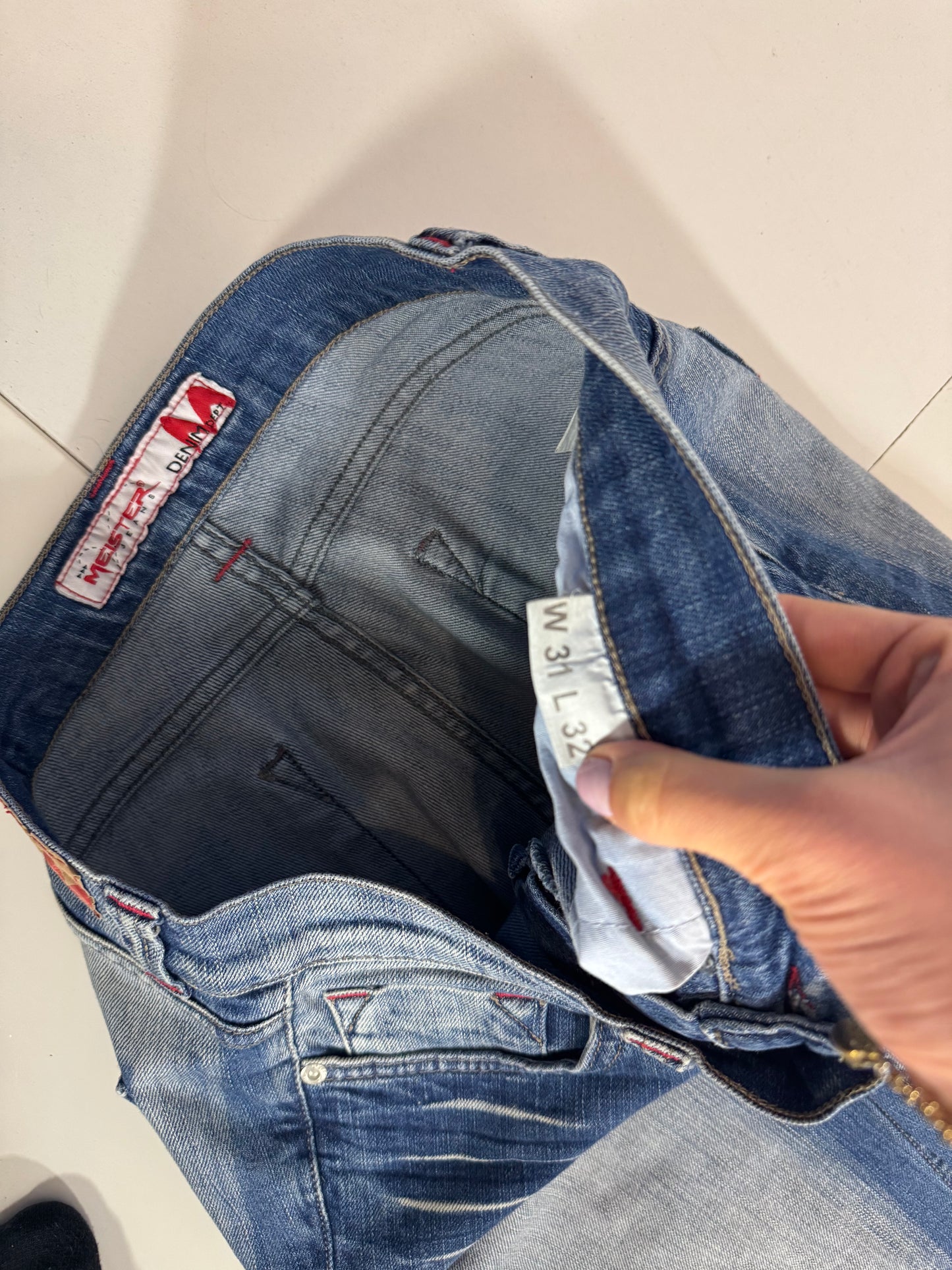 Lågmidjade jeans stl: M