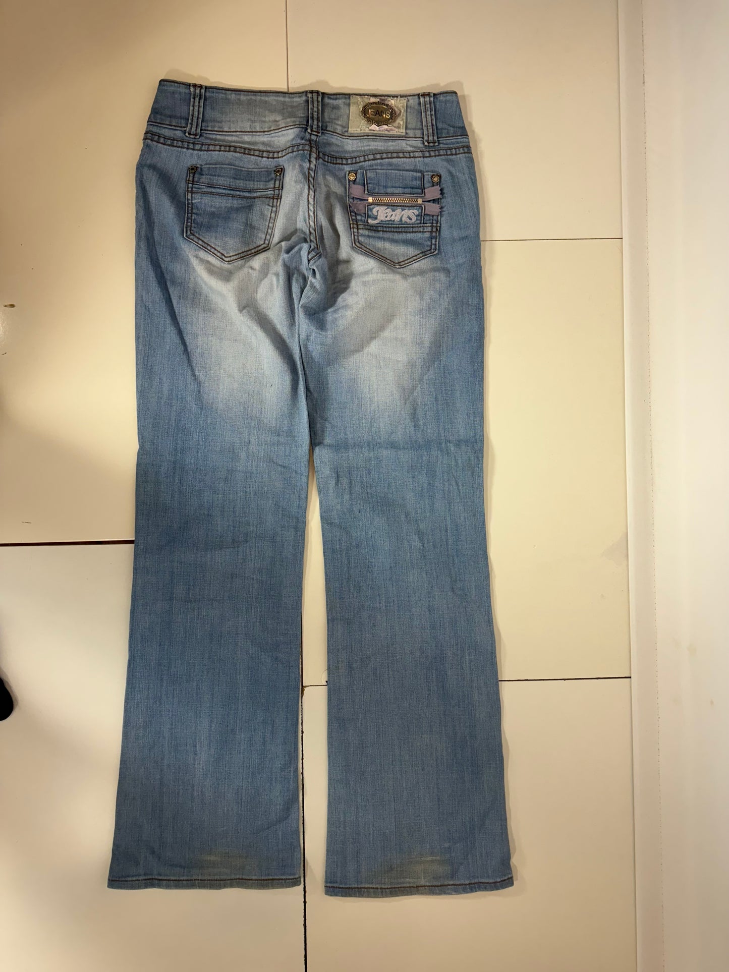 Lågmidjade jeans stl: S