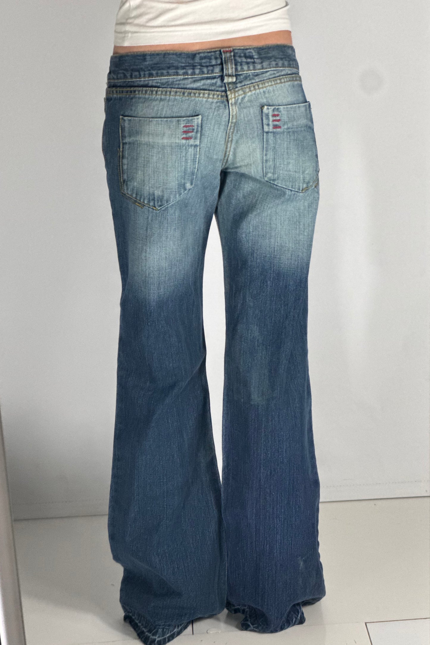 Lågmidjade jeans stl: S