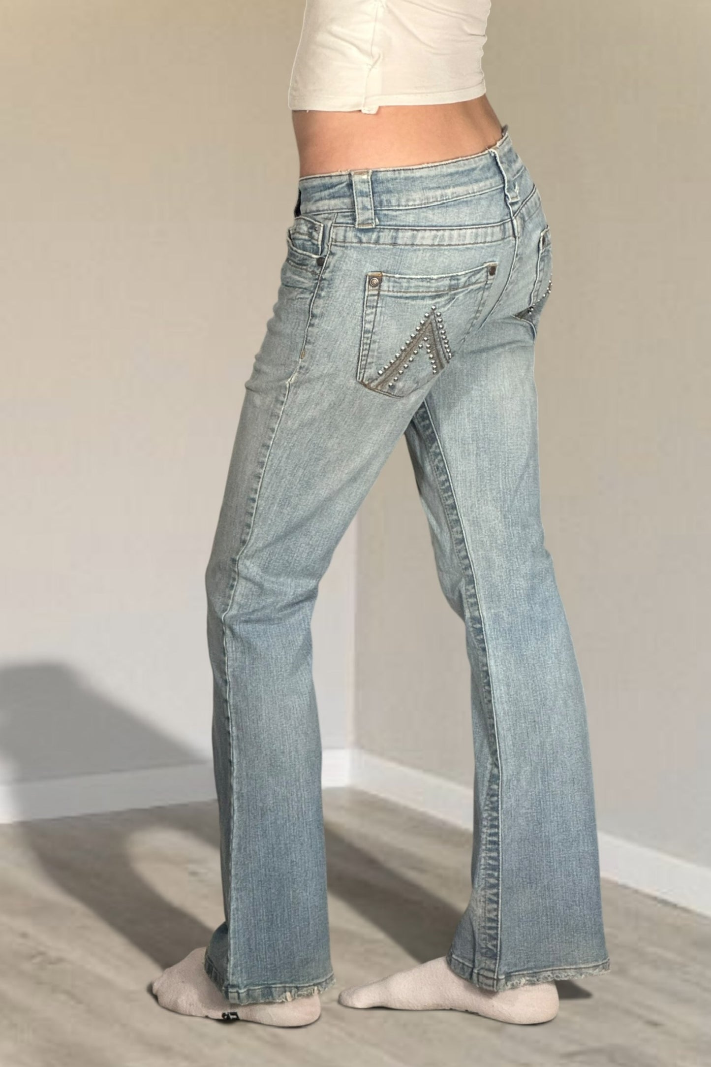 Lågmidjade jeans stl: XS/S