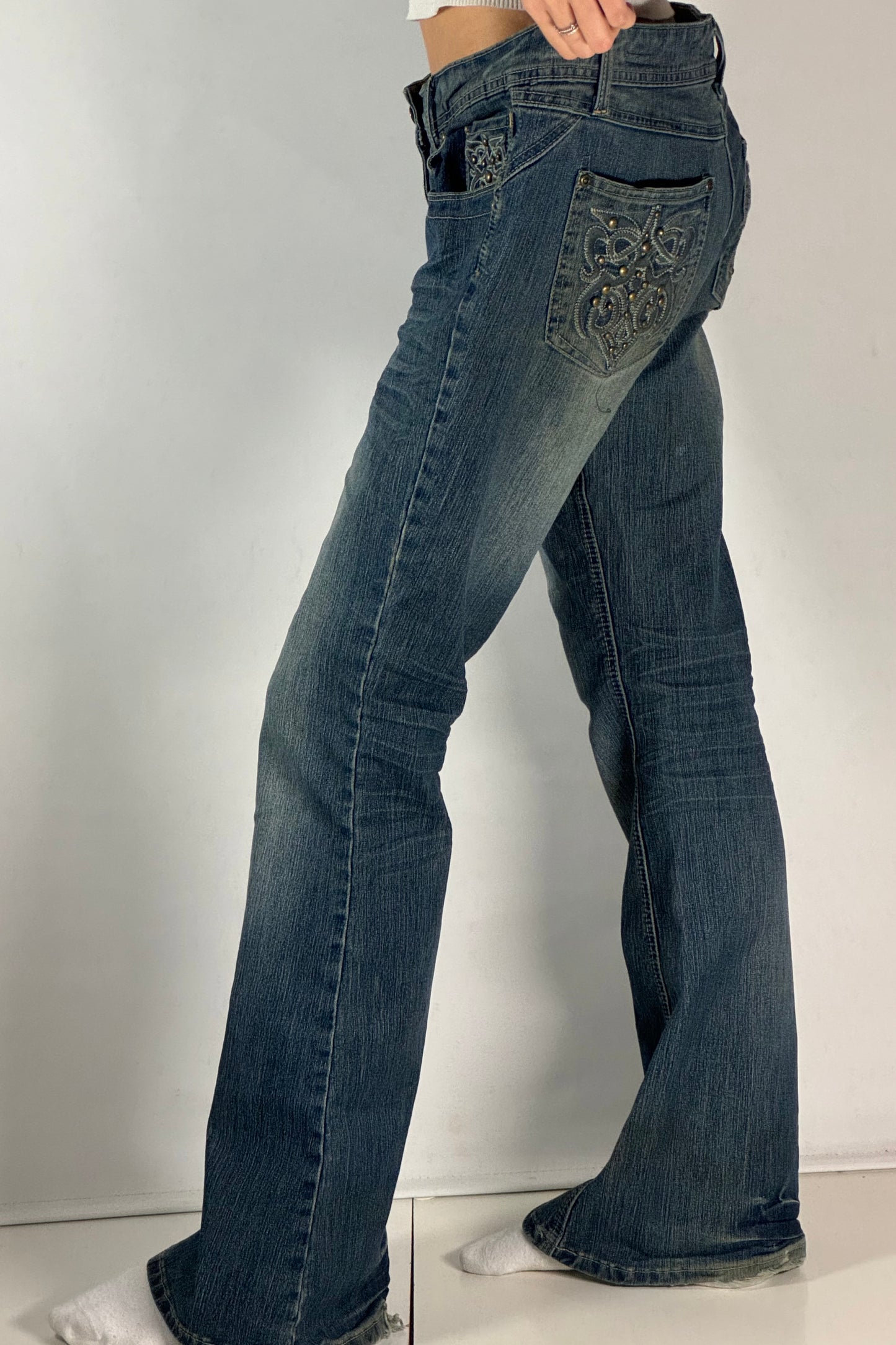 Lågmidjade jeans stl: L