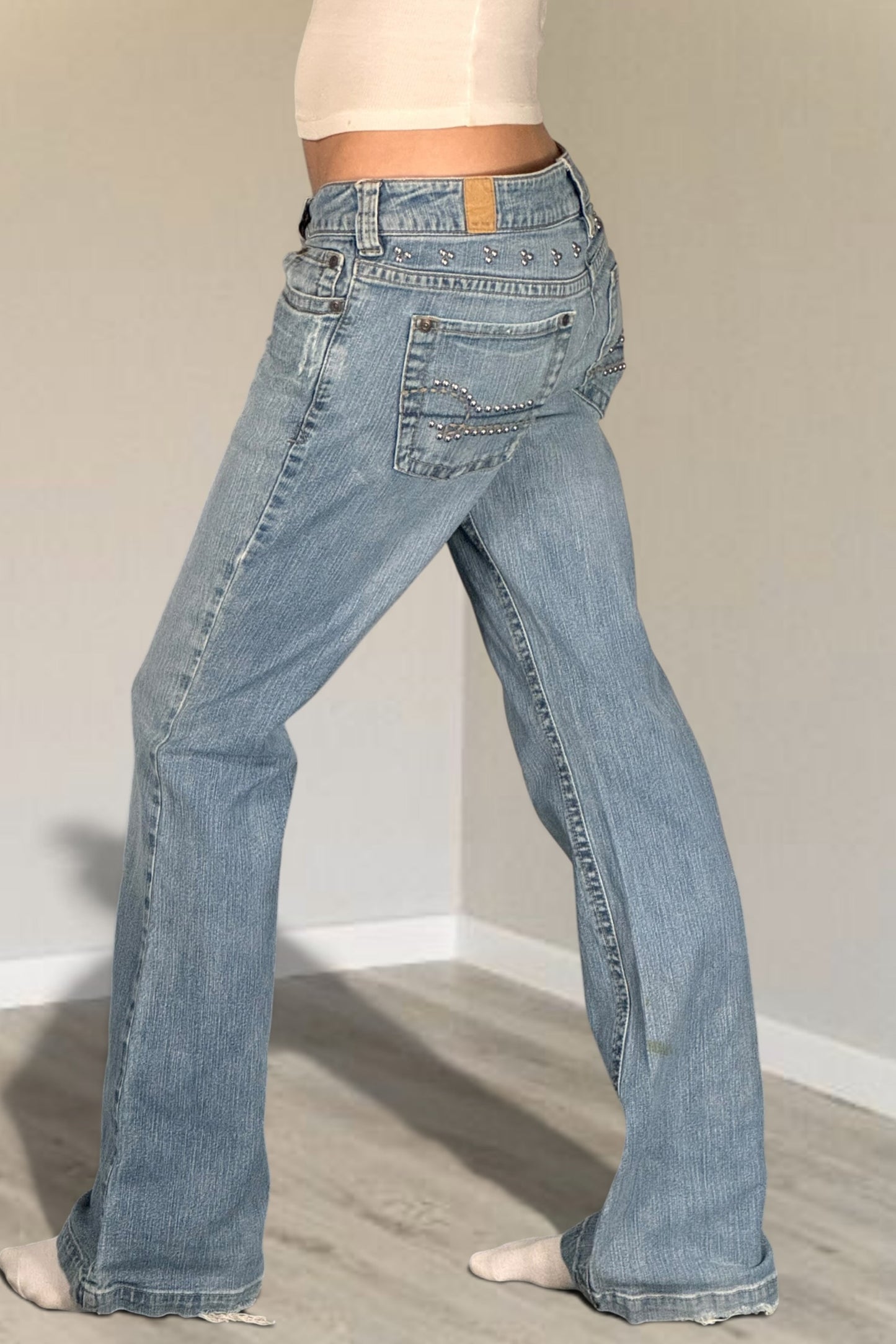 Lågmidjade jeans stl: S