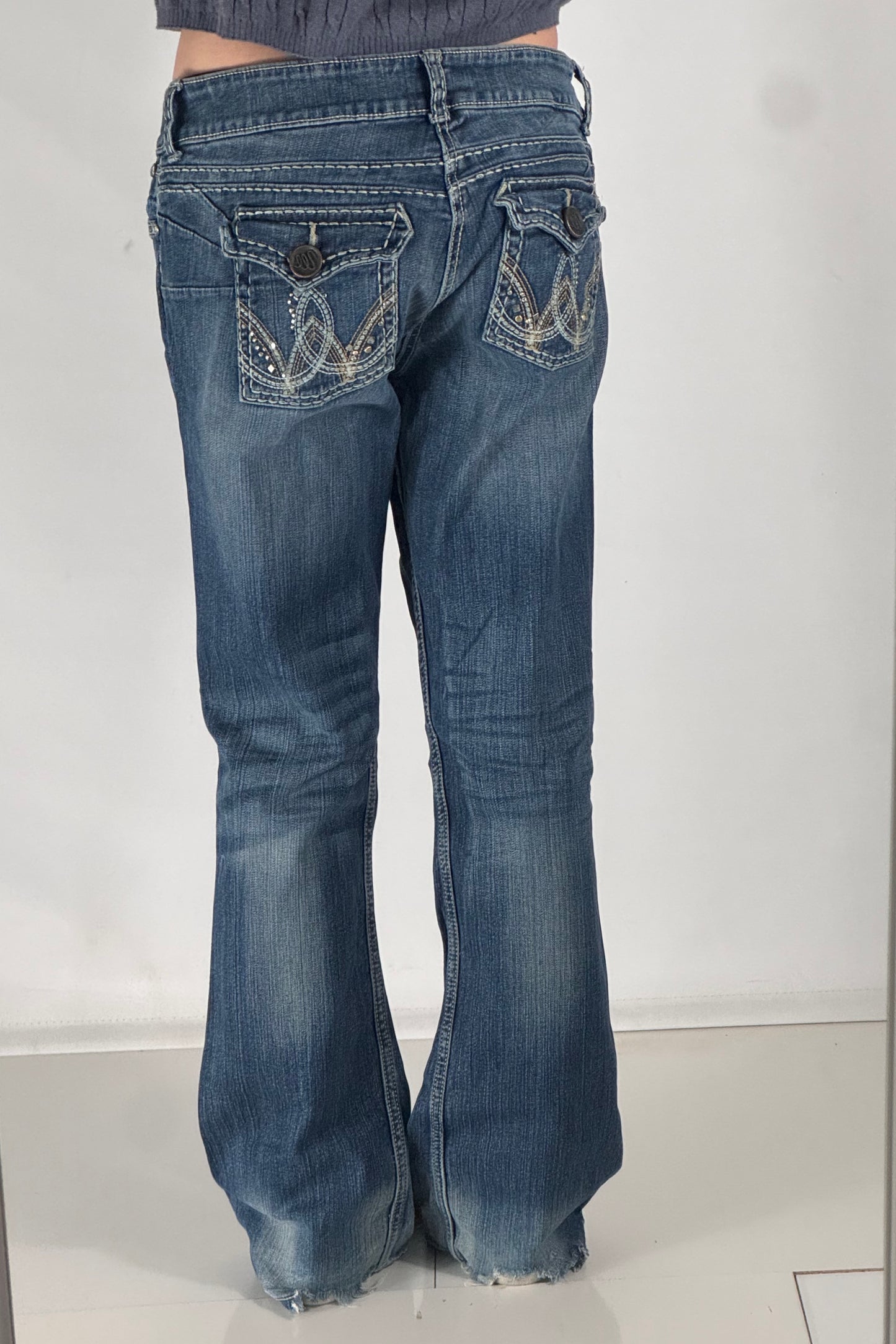 Lågmidjade jeans stl: M
