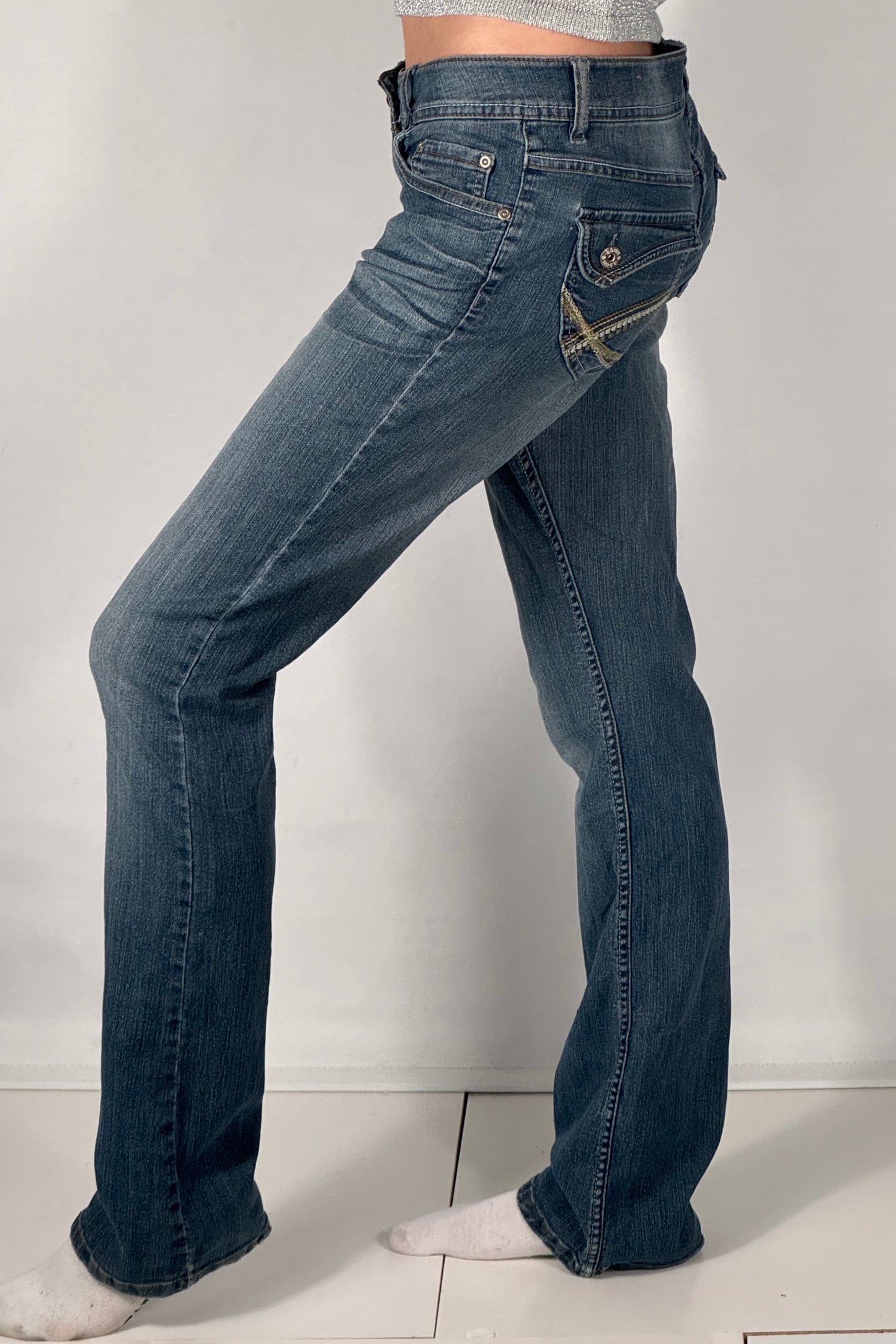 Lågmidjade jeans stl: S