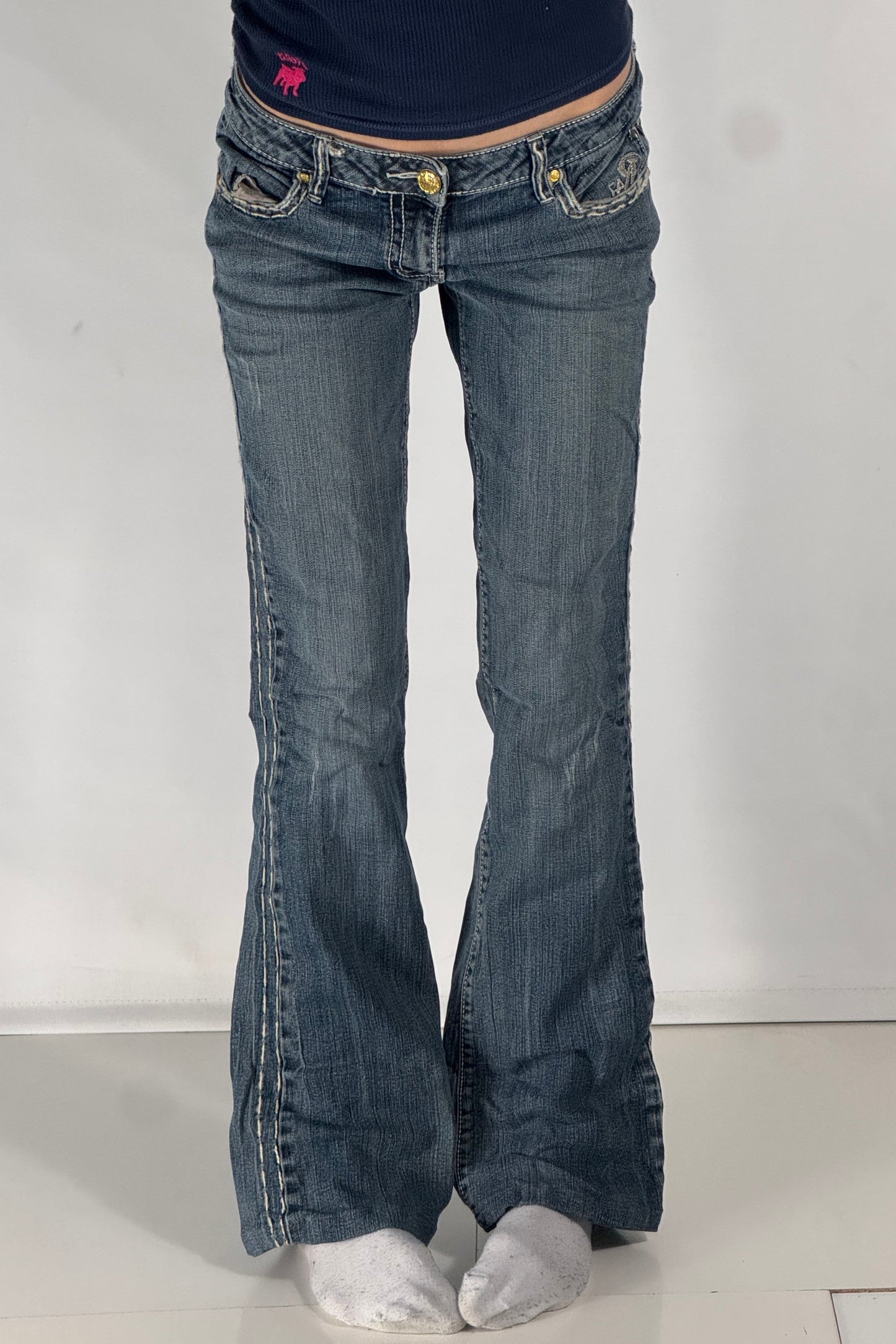 Lågmidjade jeans stl: S