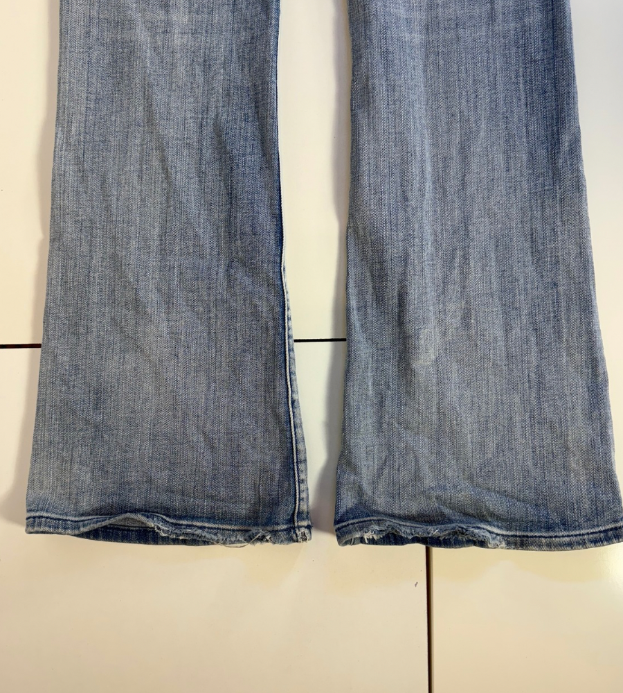 Lågmidjade jeans–stl: S