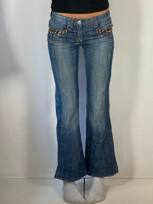 Lågmidjade jeans stl: XS
