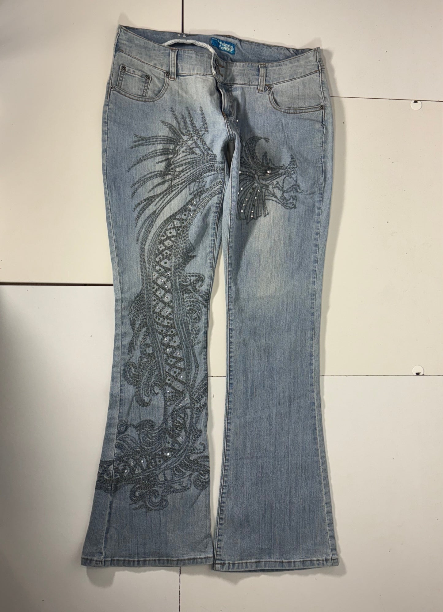 Lågmidjade jeans stl: M