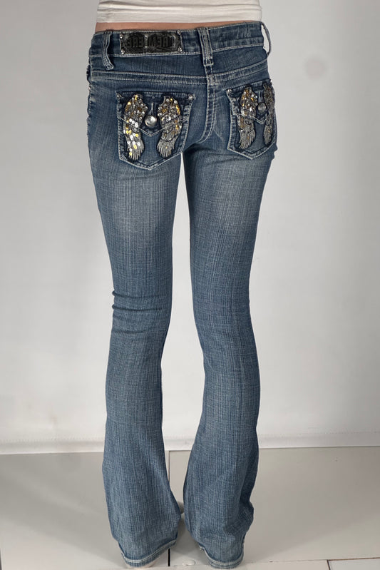 Lågmidjade jeans stl: XXS
