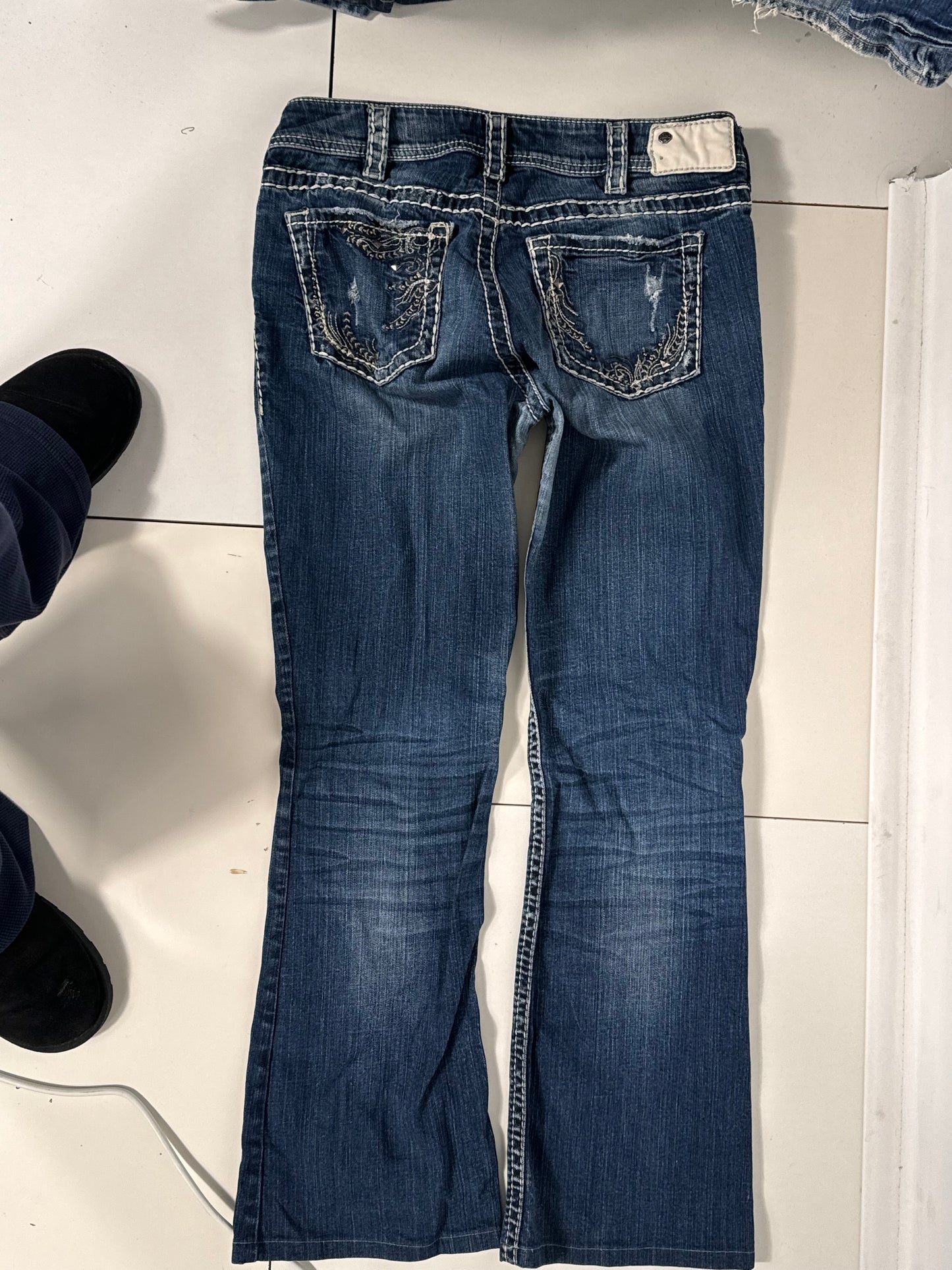 Lågmidjade jeans stl: M