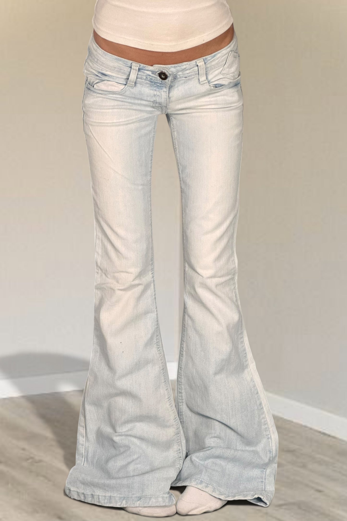 Lågmidjade jeans stl: XS