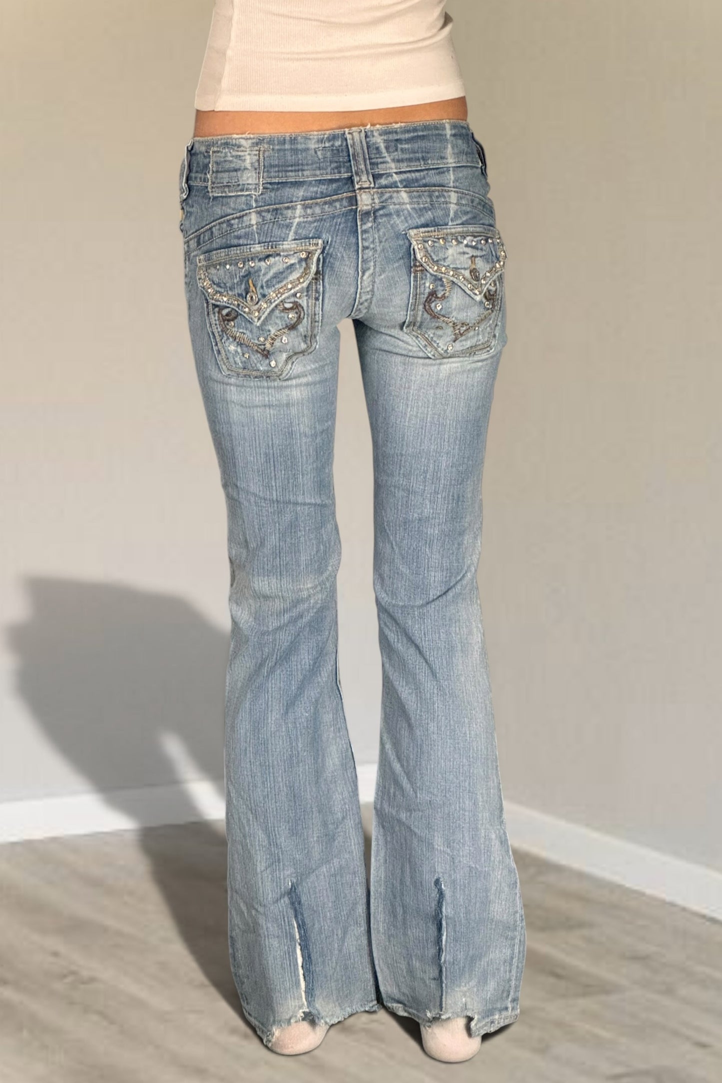Lågmidjade jeans stl: XXS
