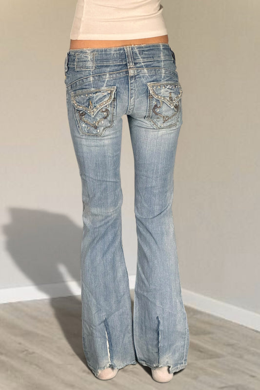 Lågmidjade jeans stl: XXS