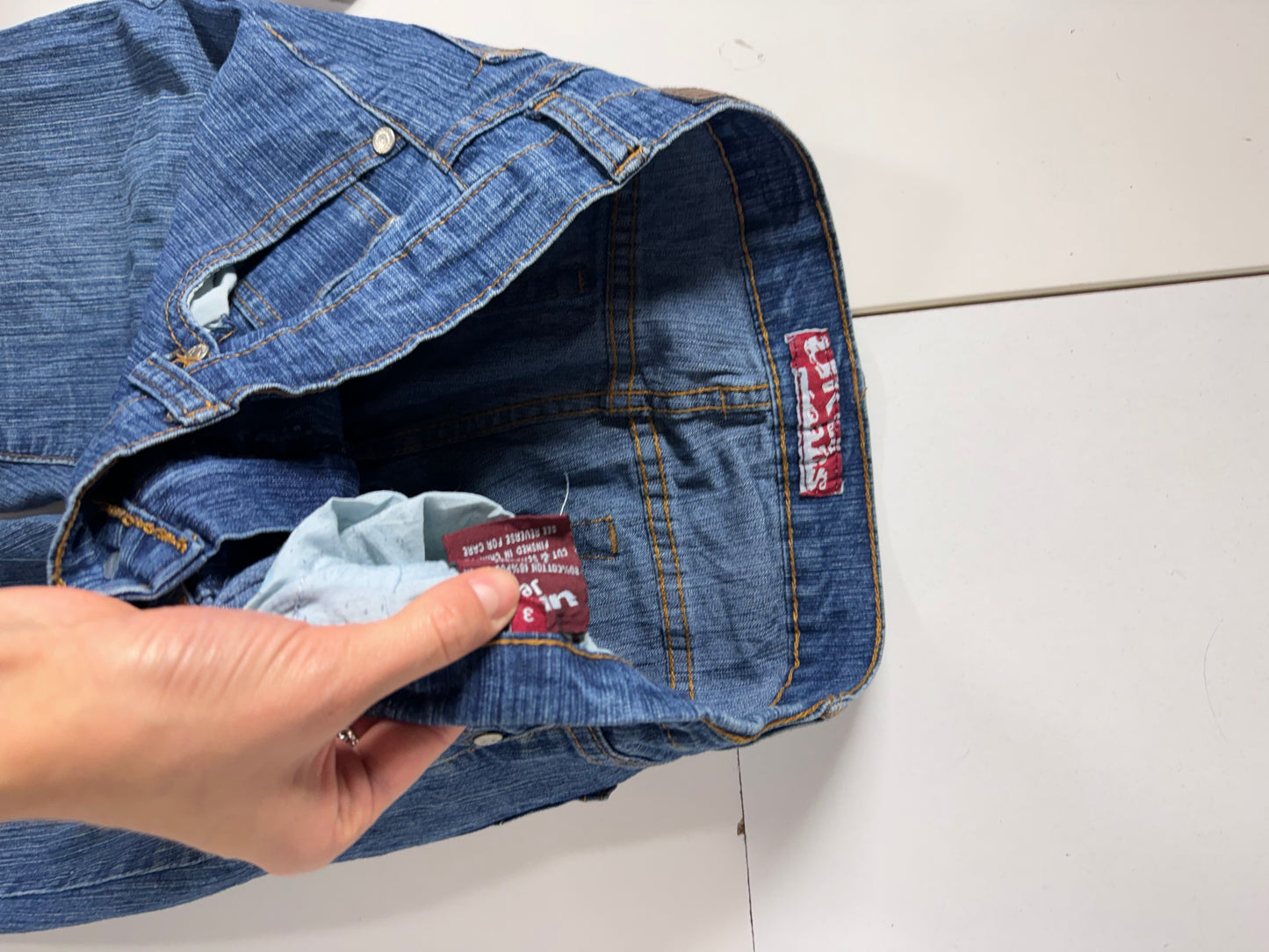 Lågmidjade jeans stl: S