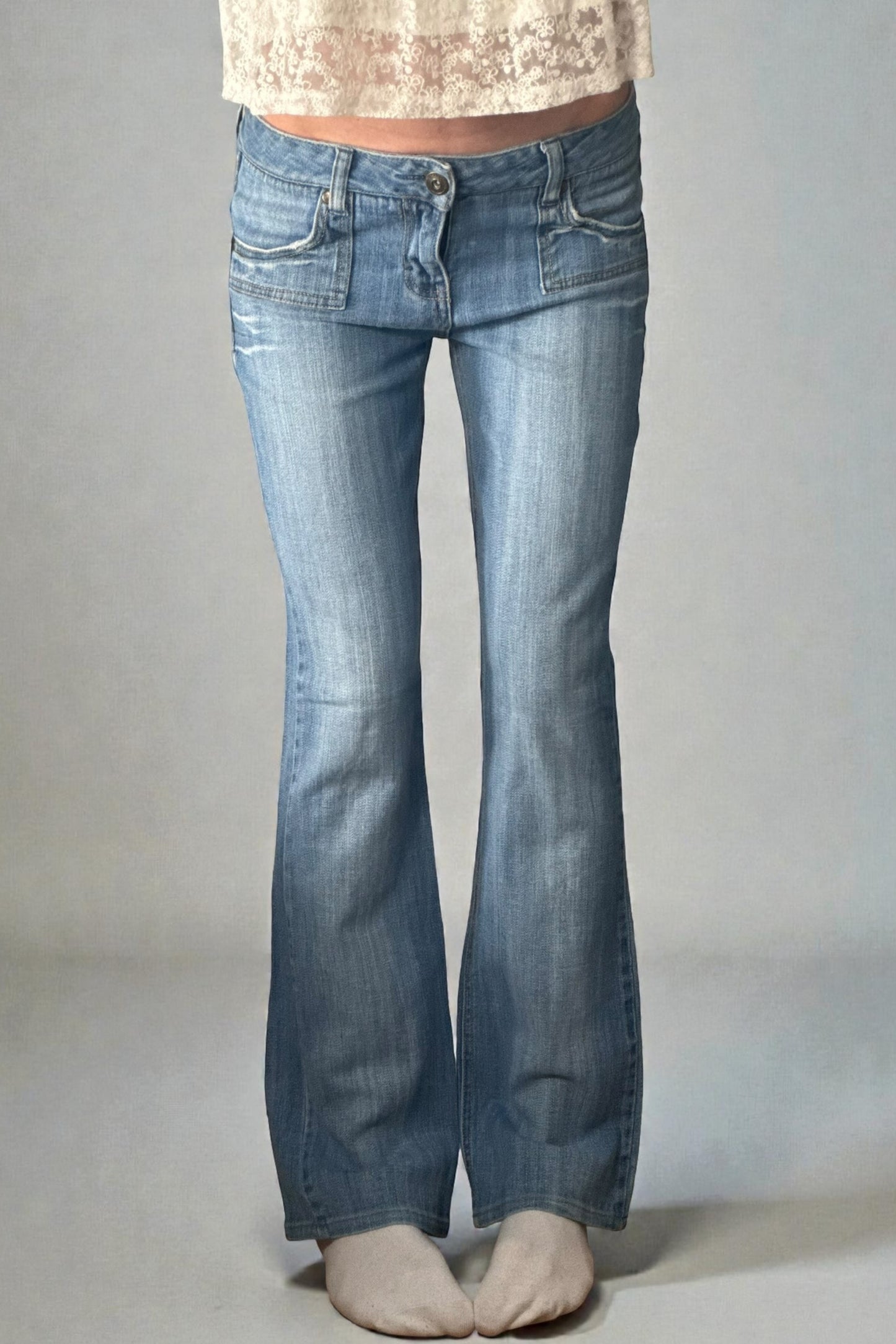 Lågmidjade jeans stl: S