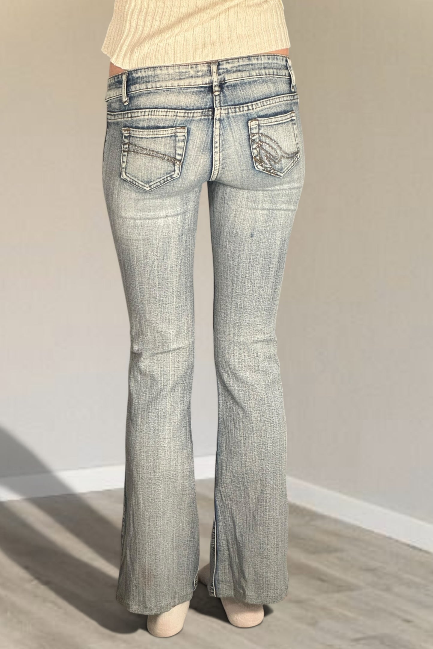 Lågmidjade jeans stl: XXS