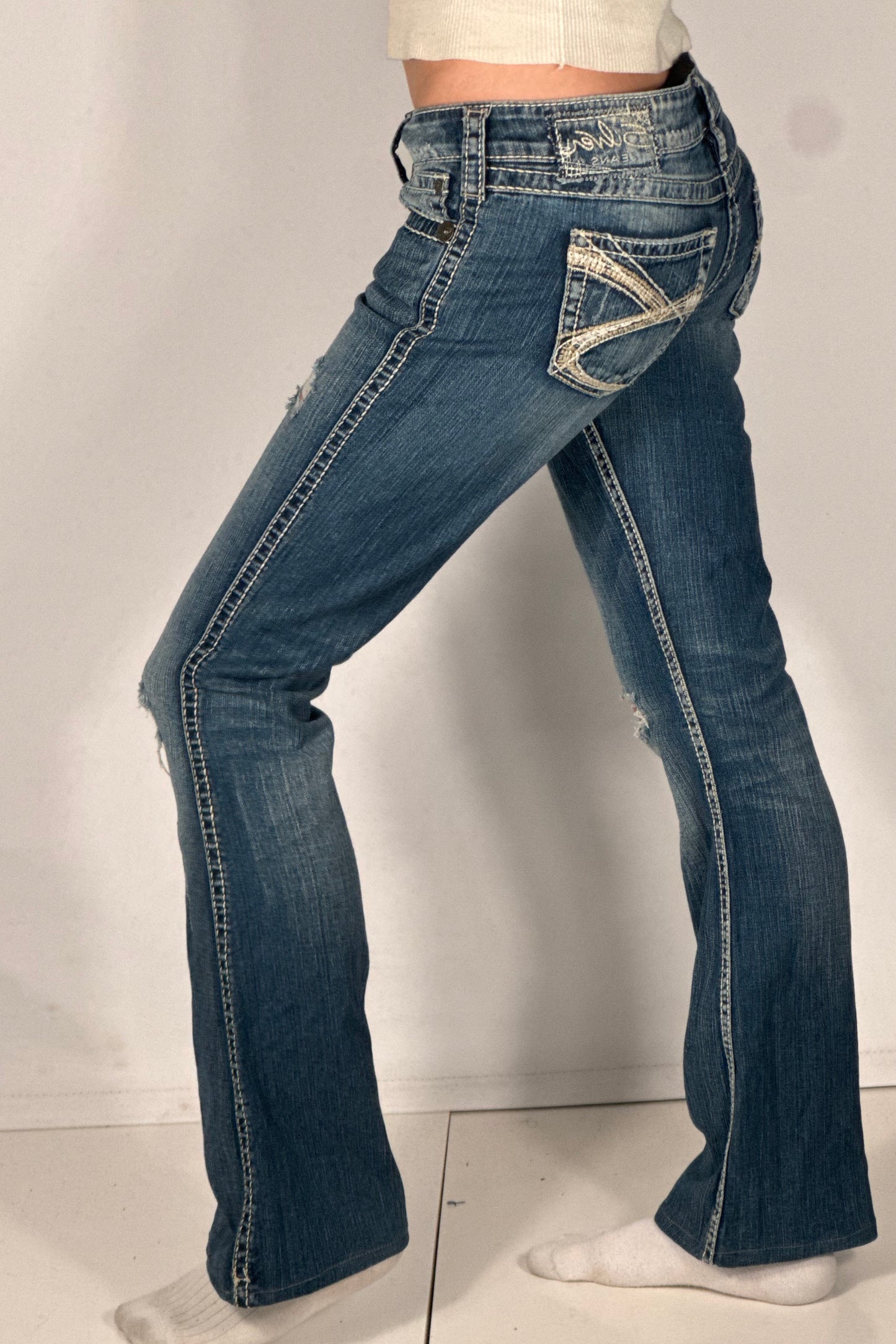 Lavtaljede jeans str: XS