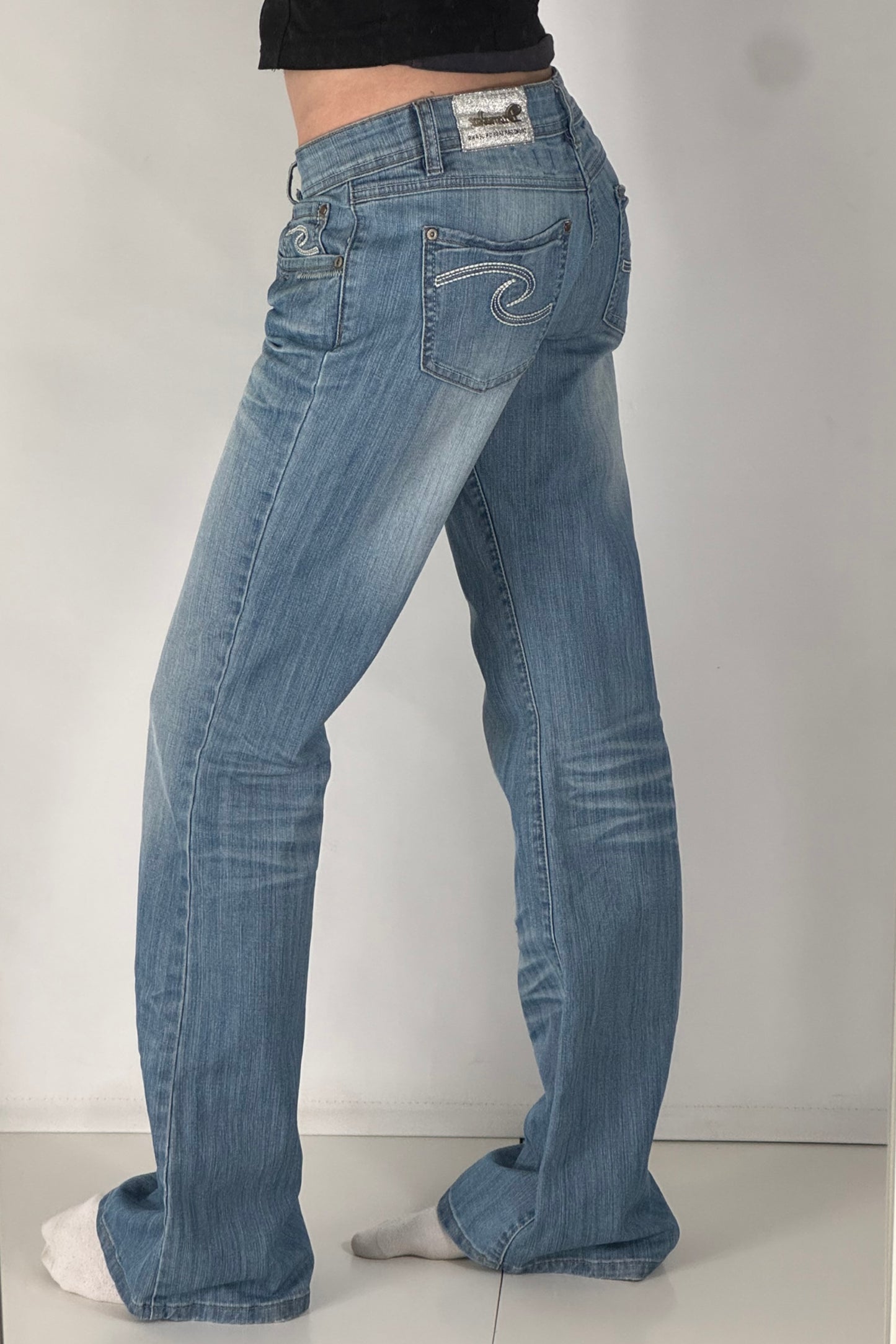 Lågmidjade jeans stl: S