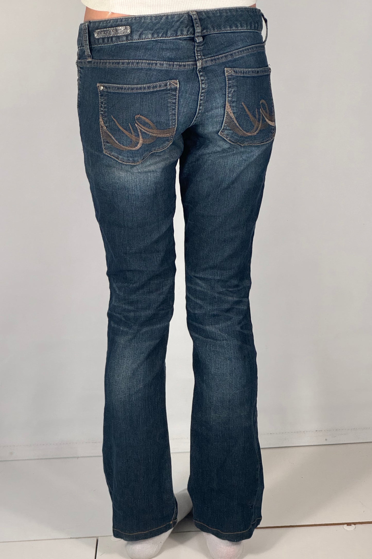 Lavtaljede jeans str: S