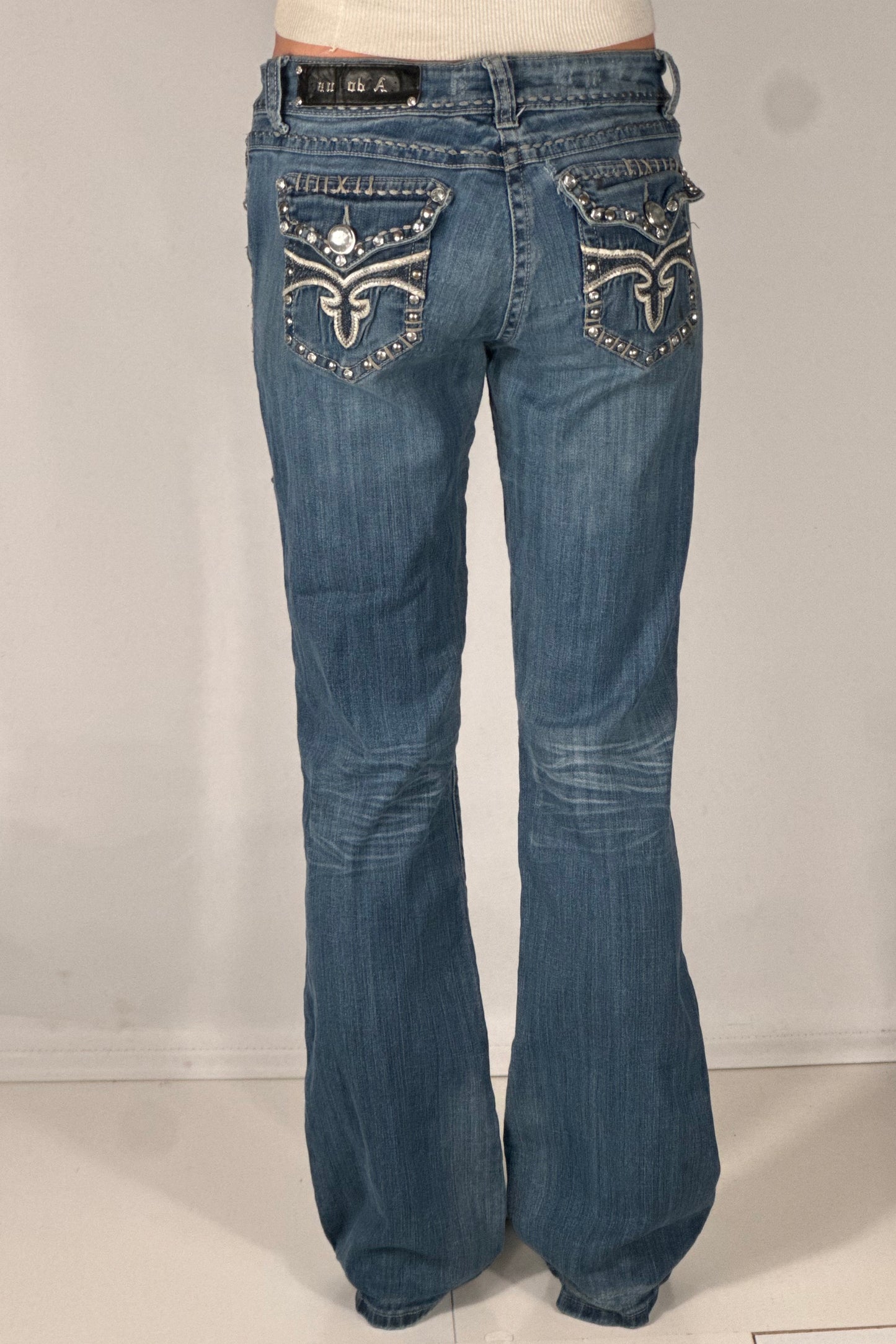 Lågmidjade jeans stl: S