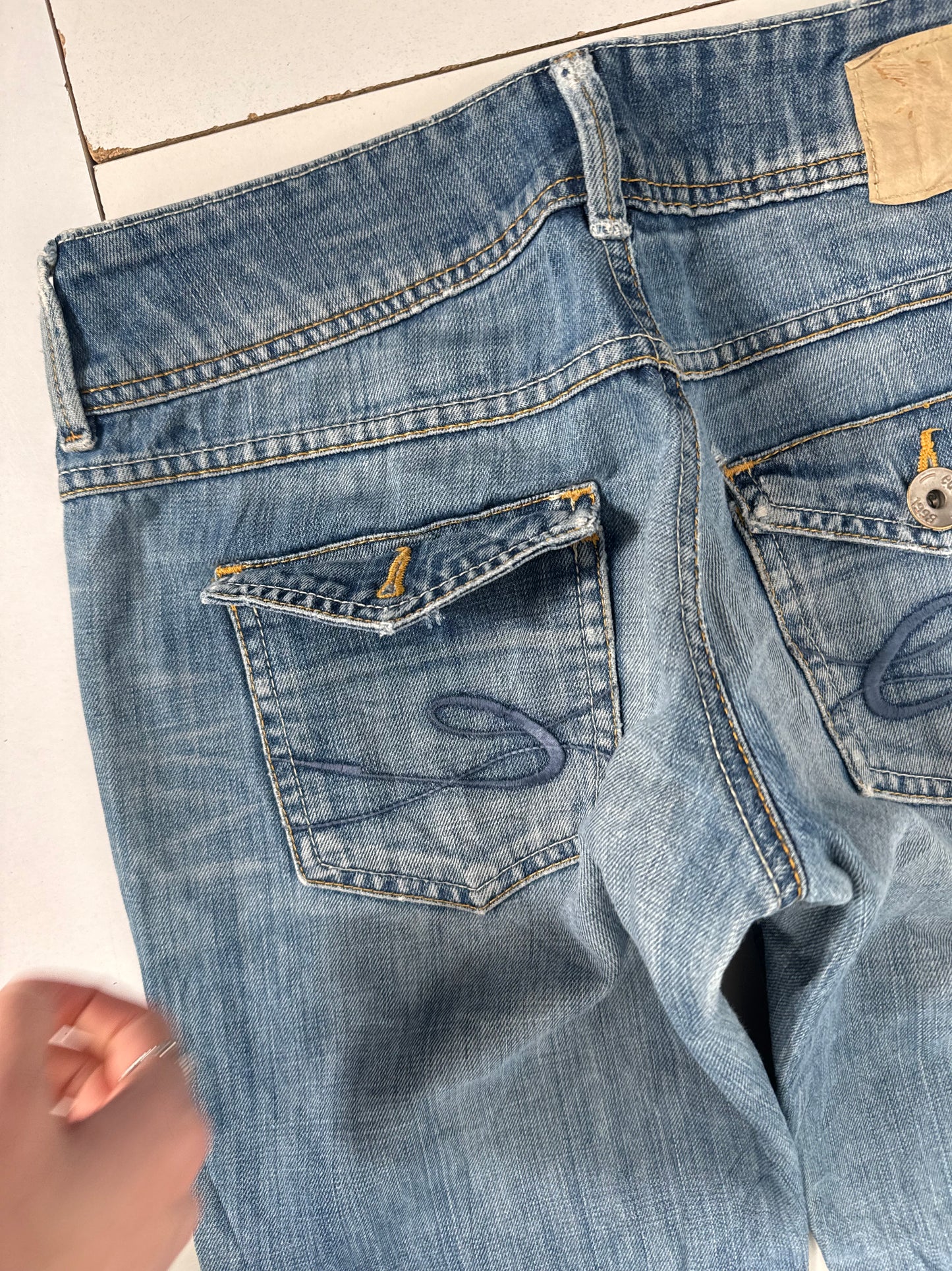 Lågmidjade jeans stl: XS