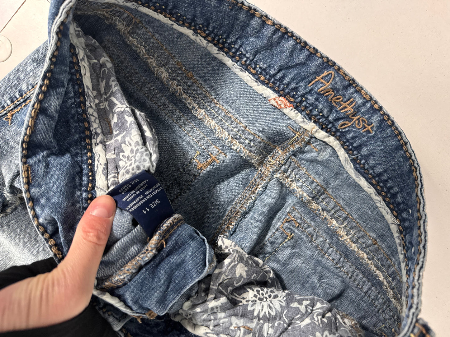 Lågmidjade jeans stl: M