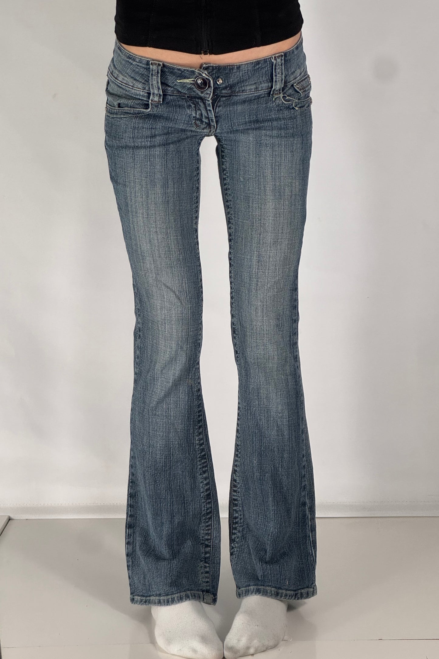 Lågmidjade jeans stl: XS