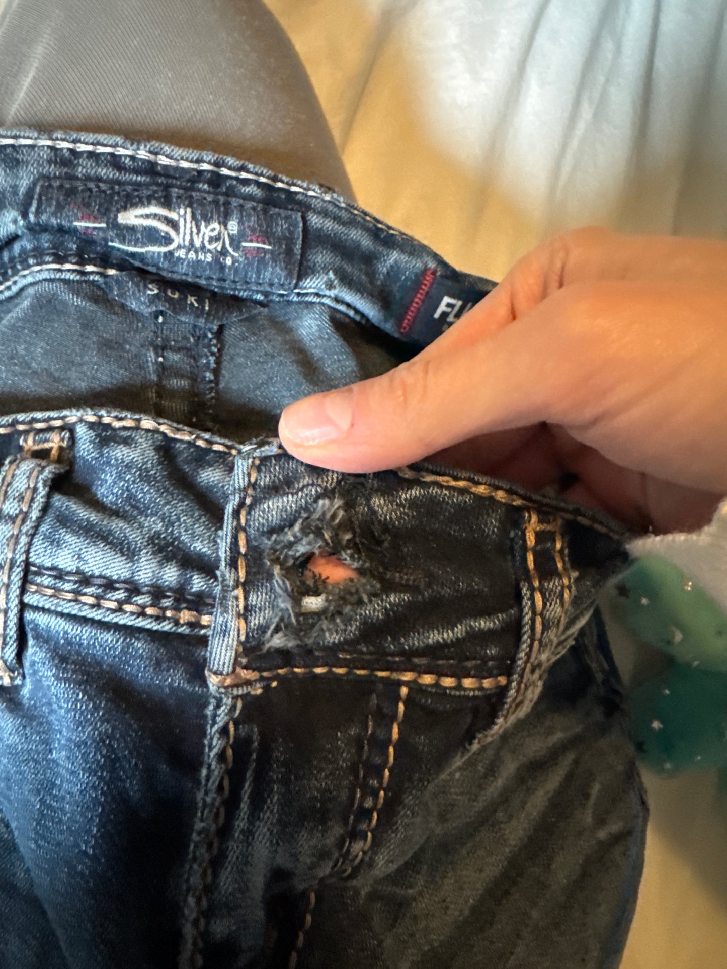 Lågmidjade jeans stl: XS