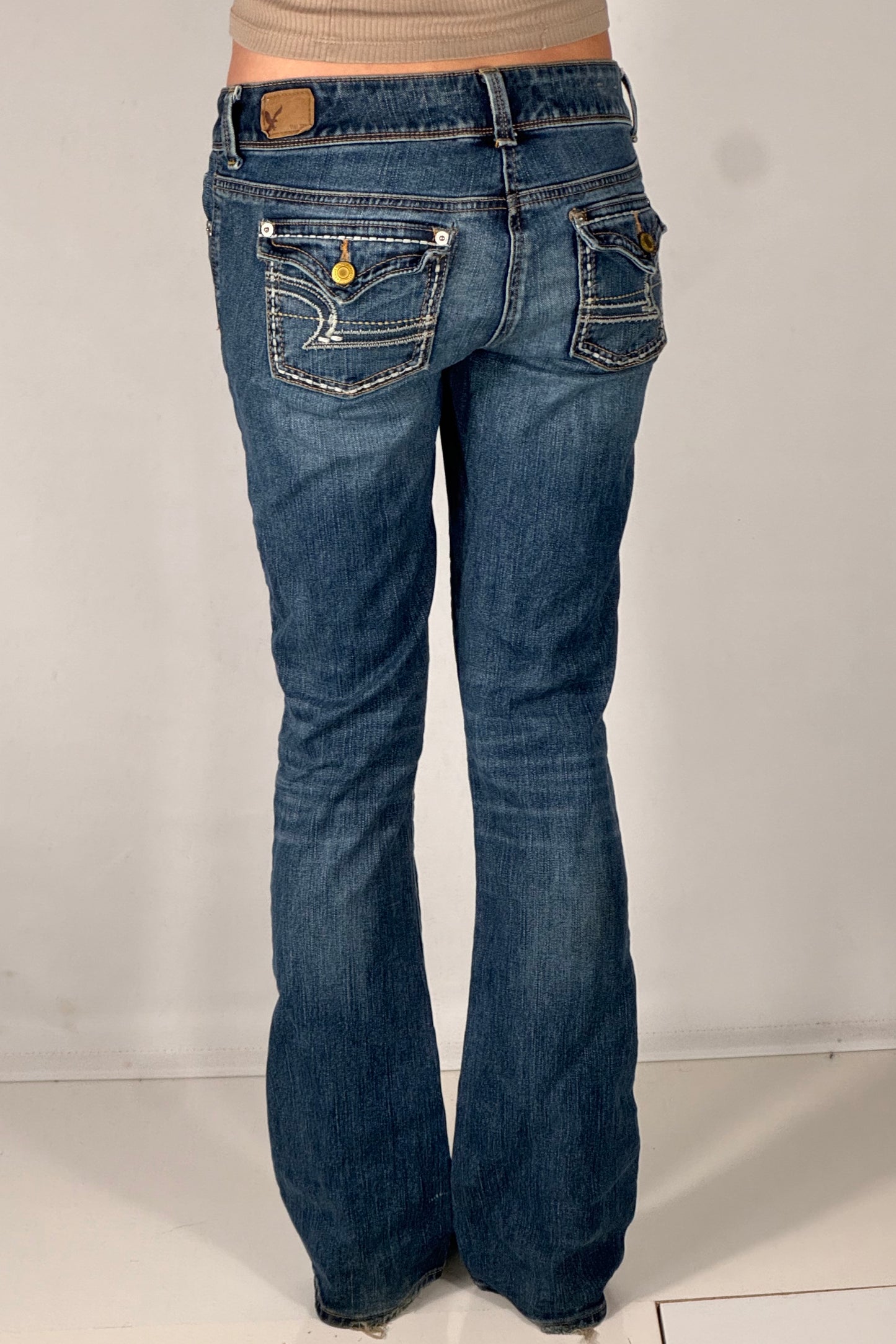 Lågmidjade jeans stl: S