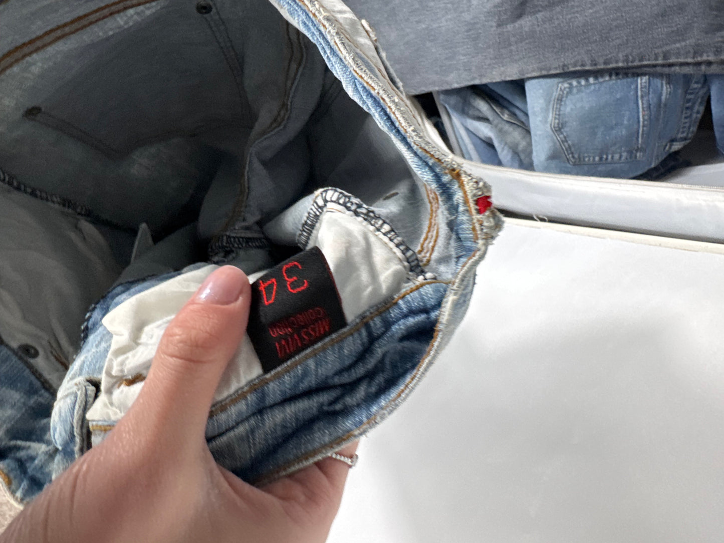 Lågmidjade jeans stl: XS