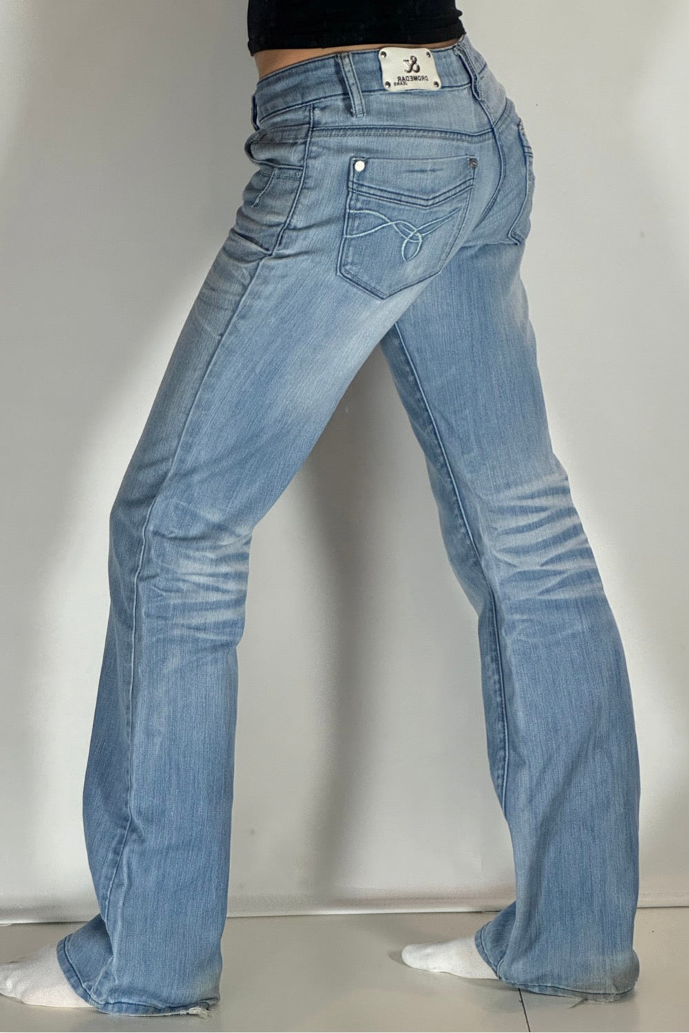 Lågmidjade jeans stl: S
