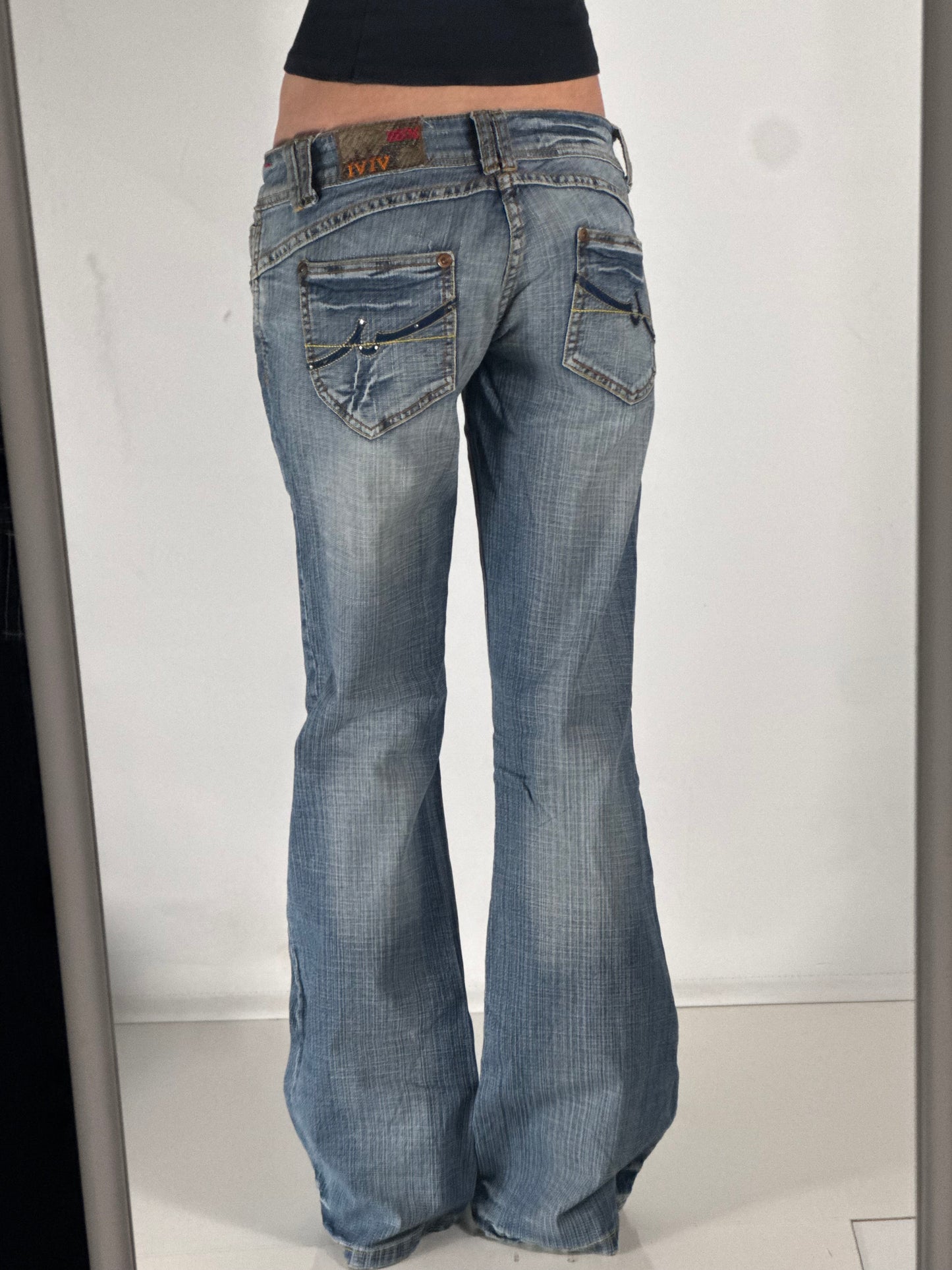 Lågmidjade jeans stl: S