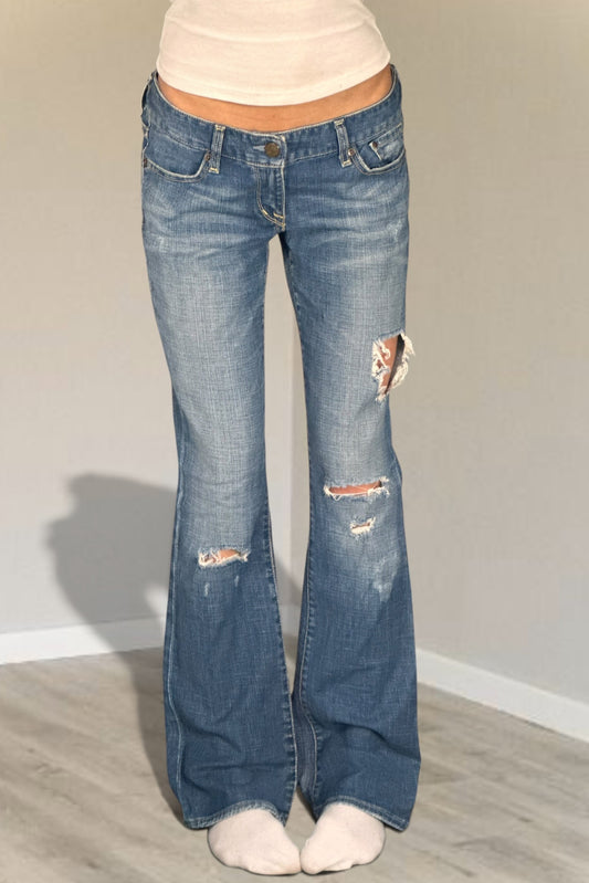 Lågmidjade jeans stl: S