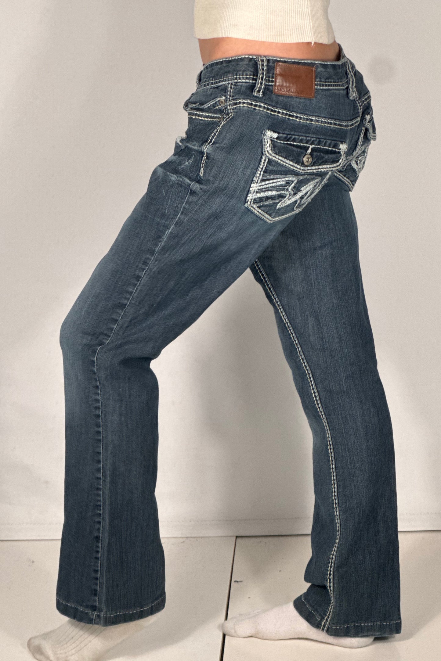 Lågmidjade jeans stl: M