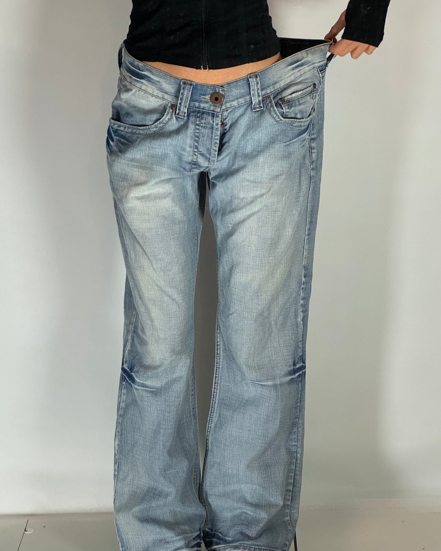 Lågmidjade jeans stl: L