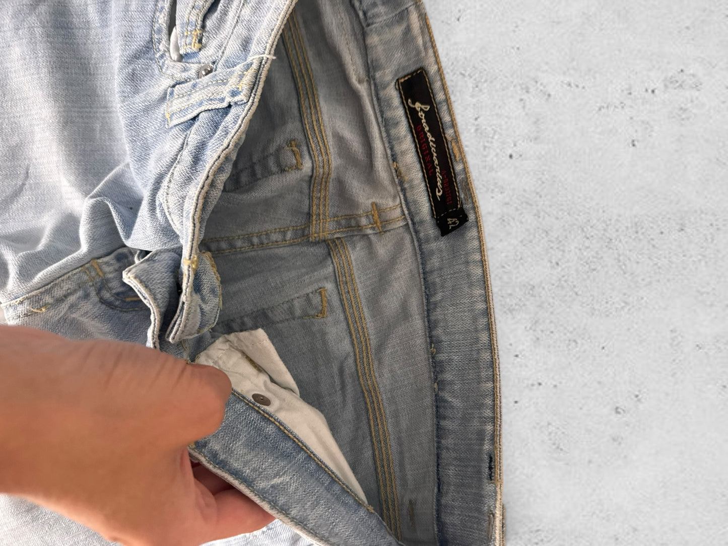Lågmidjade jeans stl: S