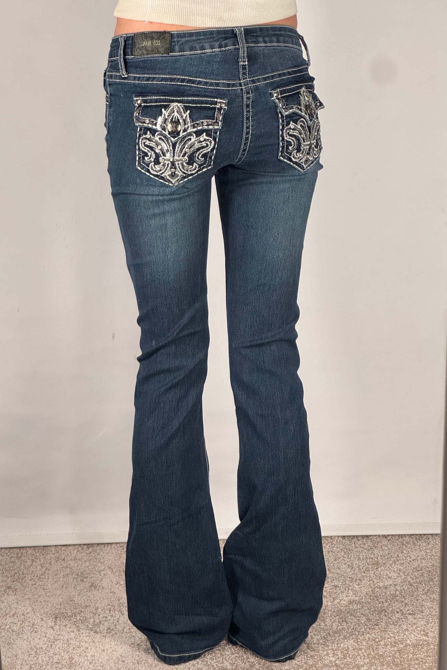 Lågmidjade jeans stl: XS
