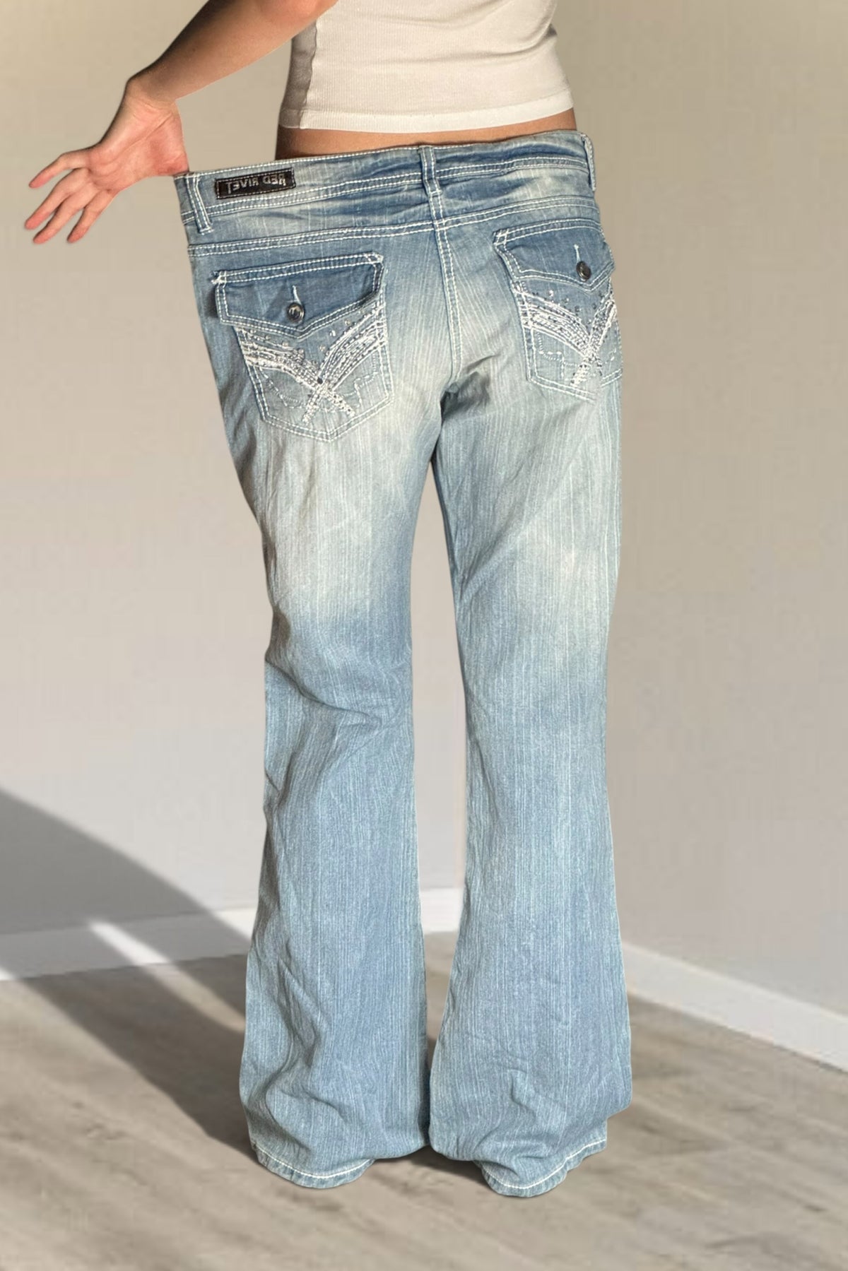 Lågmidjade jeans stl: L