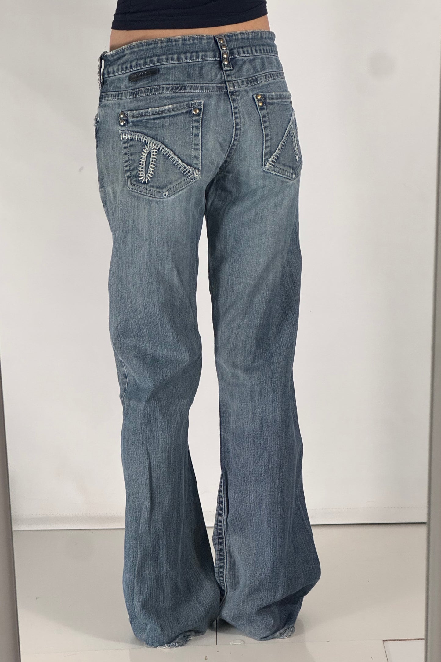 Lågmidjade jeans stl: S