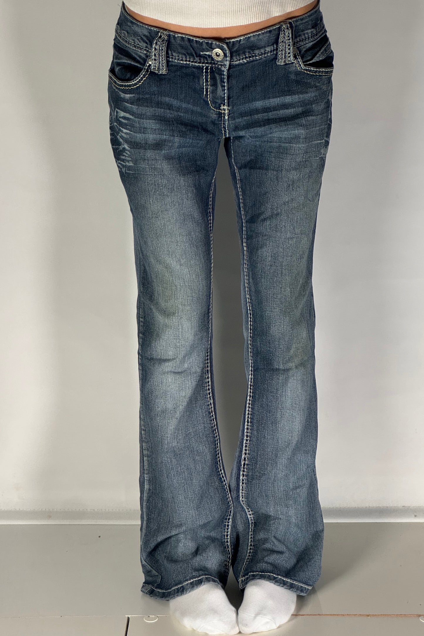 Lågmidjade jeans stl: S