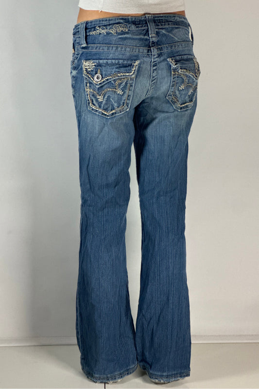 Lågmidjade jeans stl: S/M