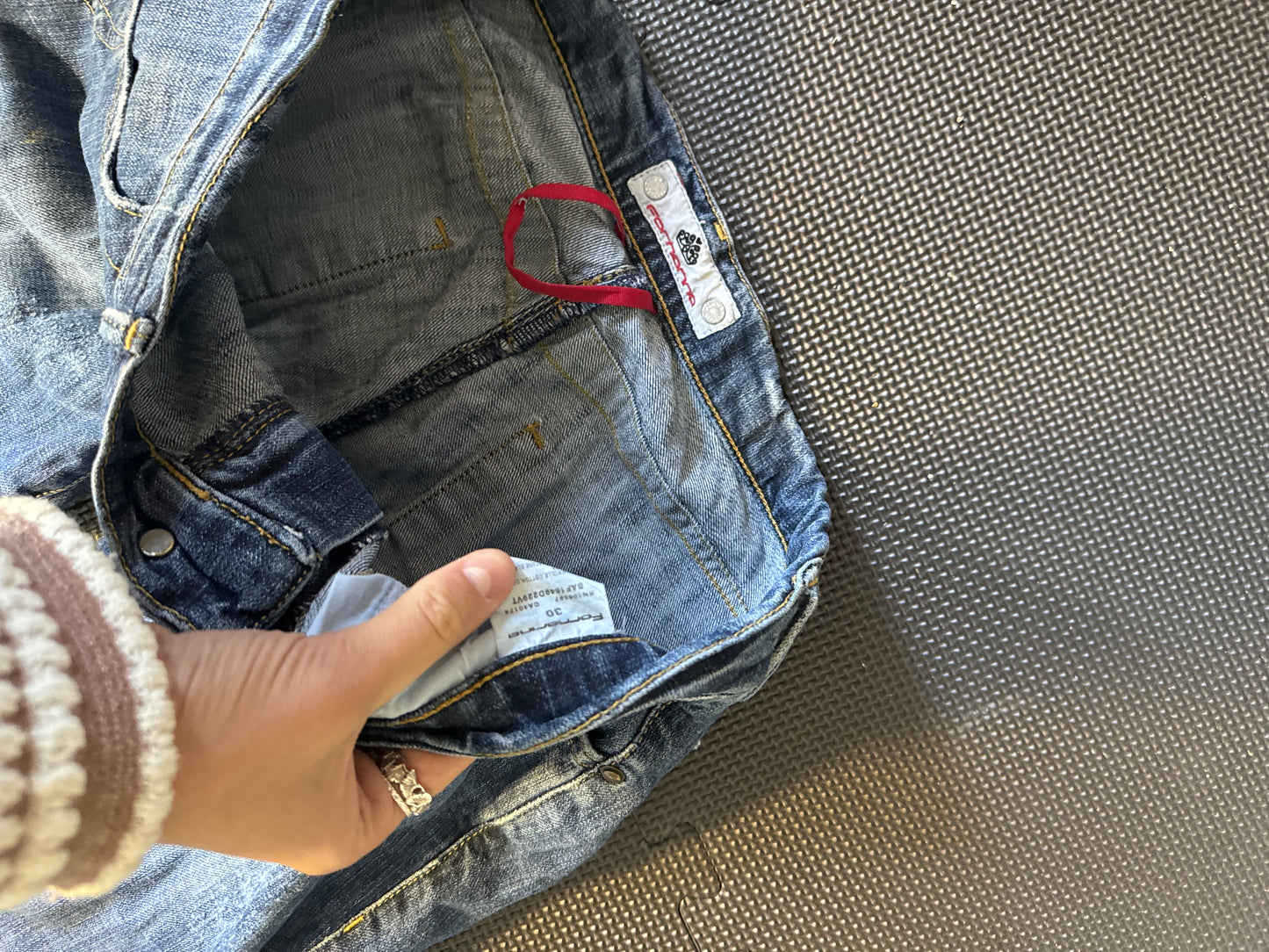 Lågmidjade jeans stl: S