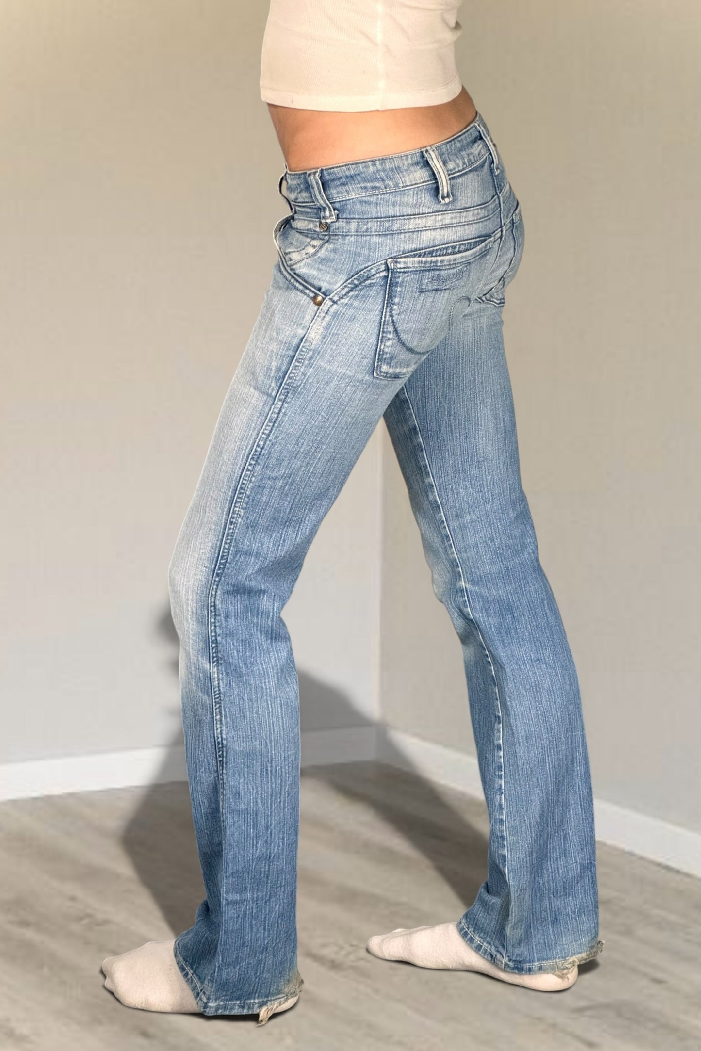 Lågmidjade jeans stl: XS