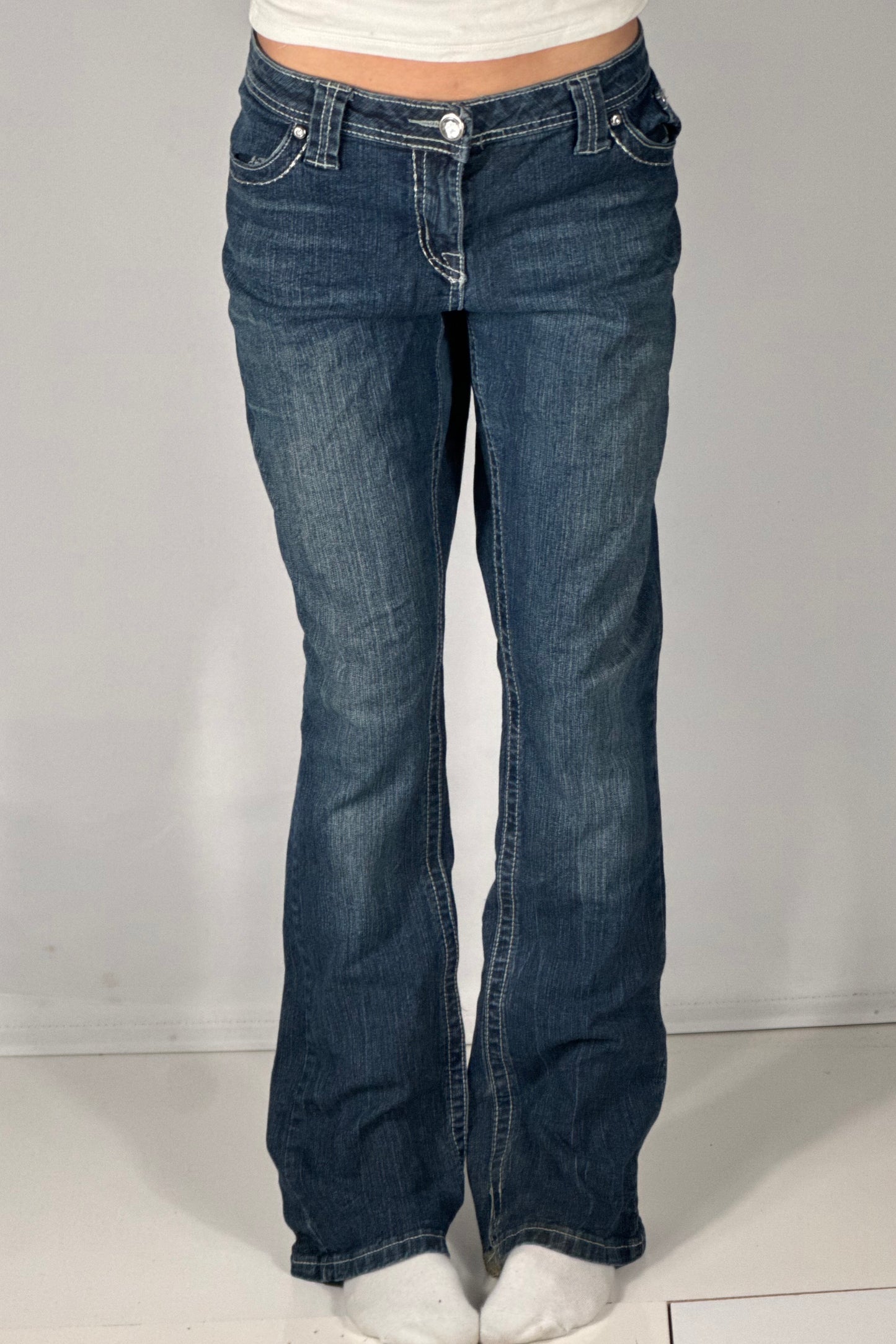 Lågmidjade jeans stl: XL