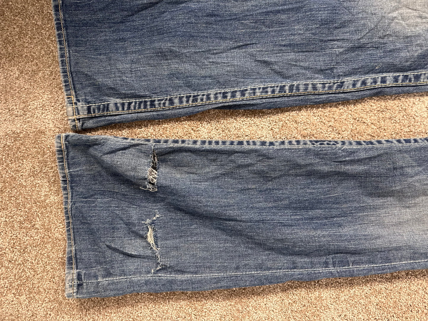Lågmidjade jeans stl: S
