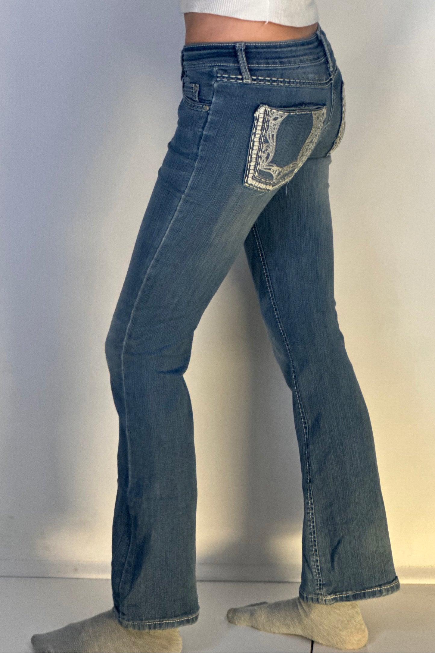 Lågmidjade jeans stl: XXS