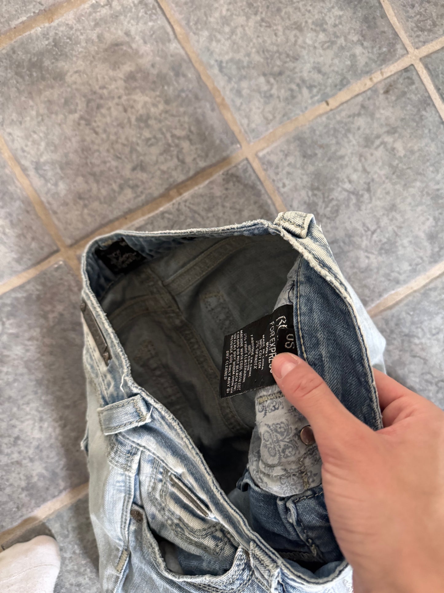 Lågmidjade jeans stl: XS