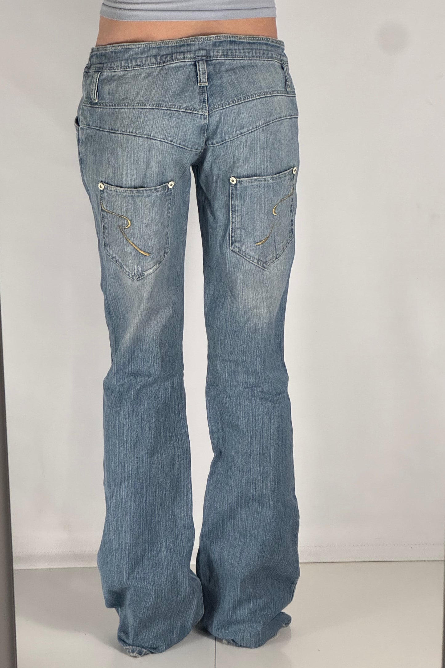 Lågmidjade jeans stl: S